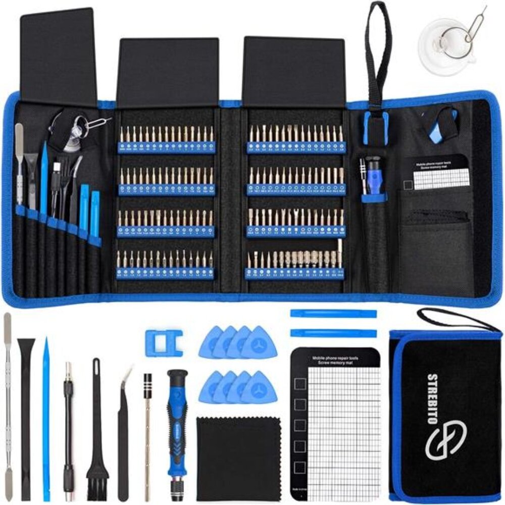 Electronics Precision Screwdriver Sets 142-Piece120 Bits Repair Tool Kit